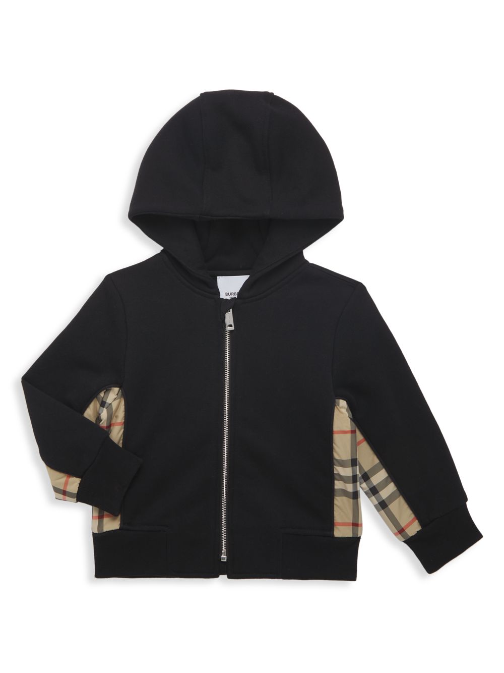 

Толстовка Little Boy's & Boy's Nolen Check с капюшоном Burberry, черный