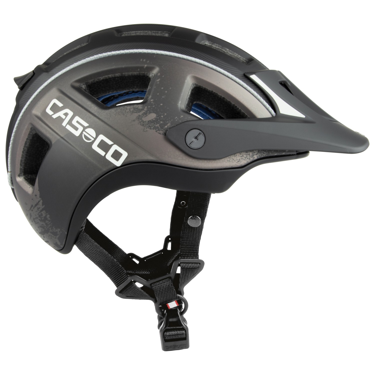 Велосипедный шлем Casco MTBE 2, цвет Black/Silver