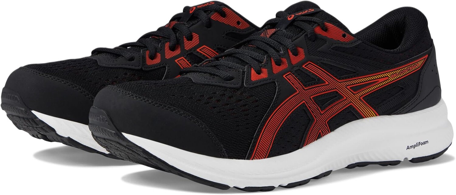 Кроссовки GEL-Contend 8 ASICS, цвет Black/Cherry Tomato