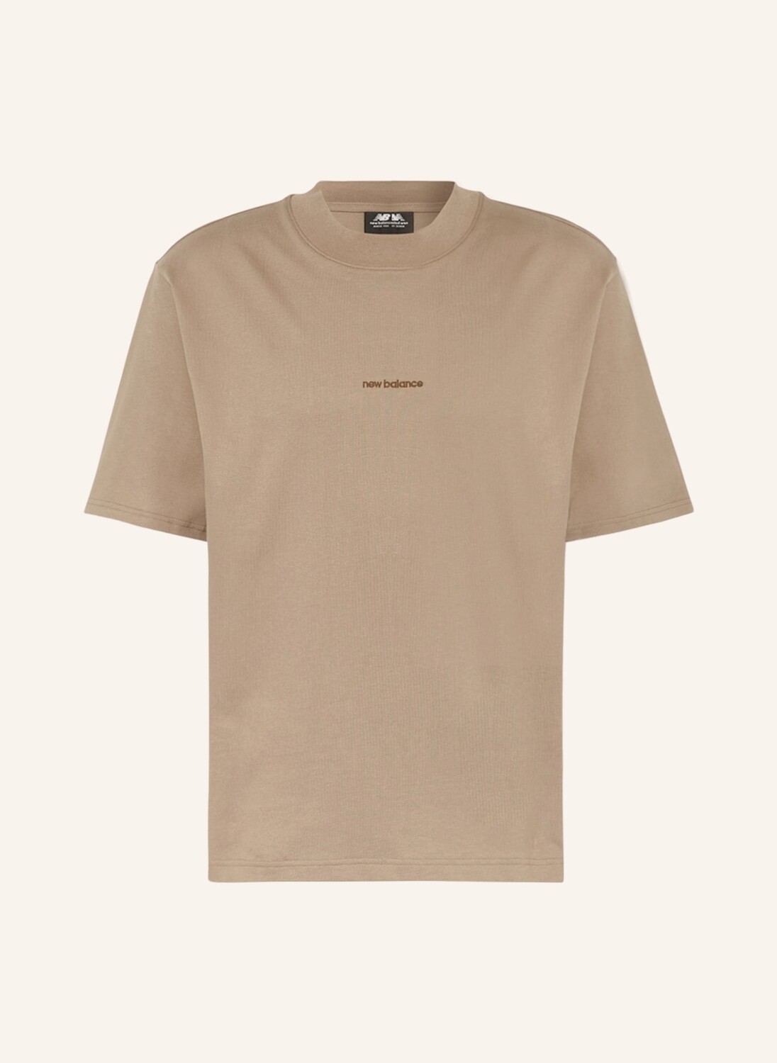 

Рубашка new balance Oversized-ATHLETICS LINEAR, бежевый