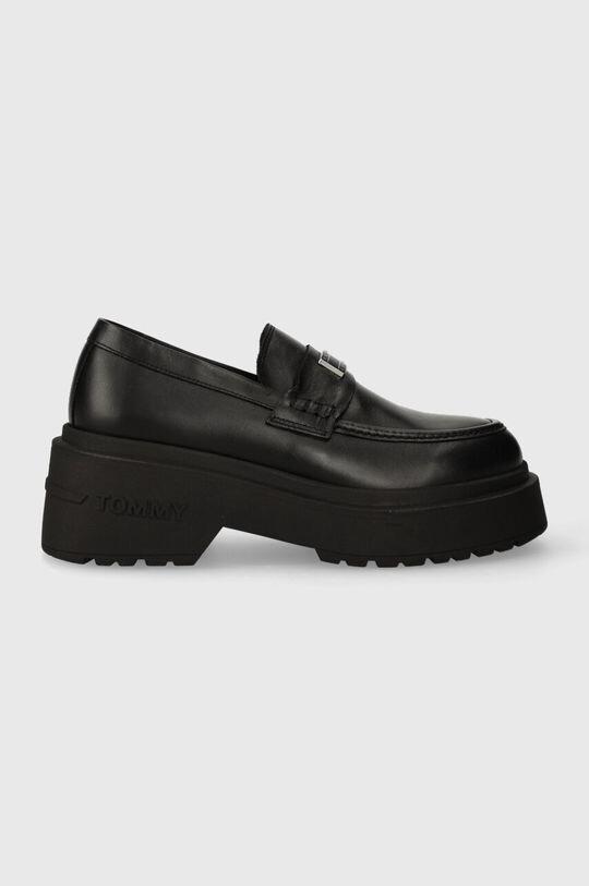

Кожаные лоферы TJW CHUNKY LOAFER Tommy Jeans, черный