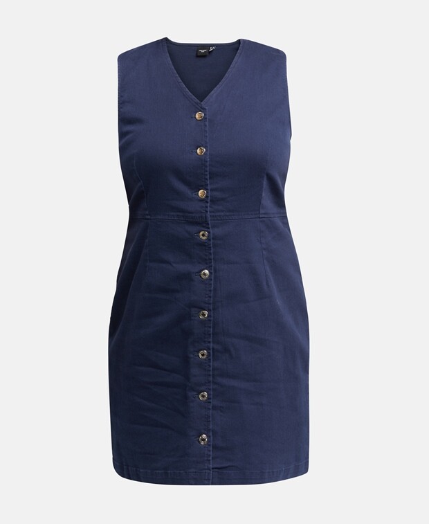 

Джинсовое платье Vero Moda Curve, темно-синий