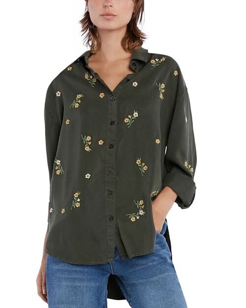 

Вышитая Рубашка Billy T, цвет Green
