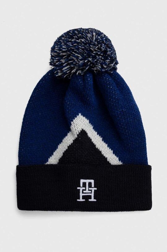 

Детская шапка Tommy Hilfiger из смесовой шерсти, темно-синий