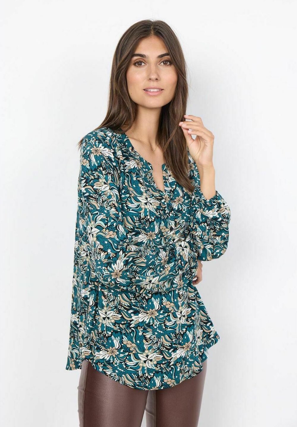 

Блуза Soyaconcept SC-TARITA 2, цвет shady green combi