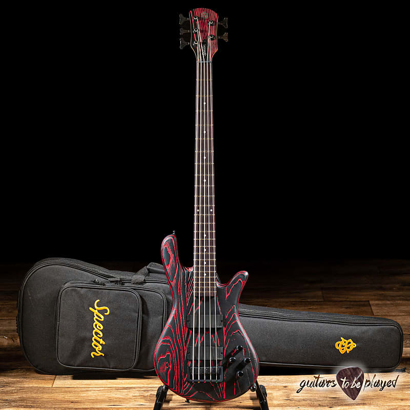 Басс гитара Spector NS PULSE 5 String Swamp Ash EMG Bass Guitar – Cinder Red