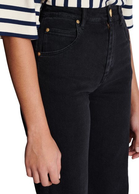 

Джинсовые расклешенные джинсы Balmain, черный