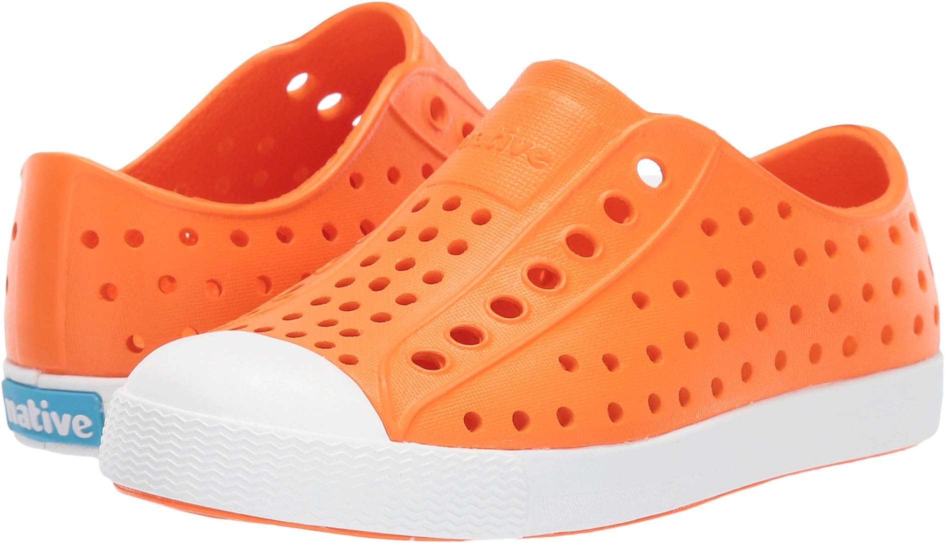 Кроссовки Jefferson Slip-on Sneakers Native Shoes Kids, цвет City Orange/Shell White кроссовки duuo shoes calma black orange