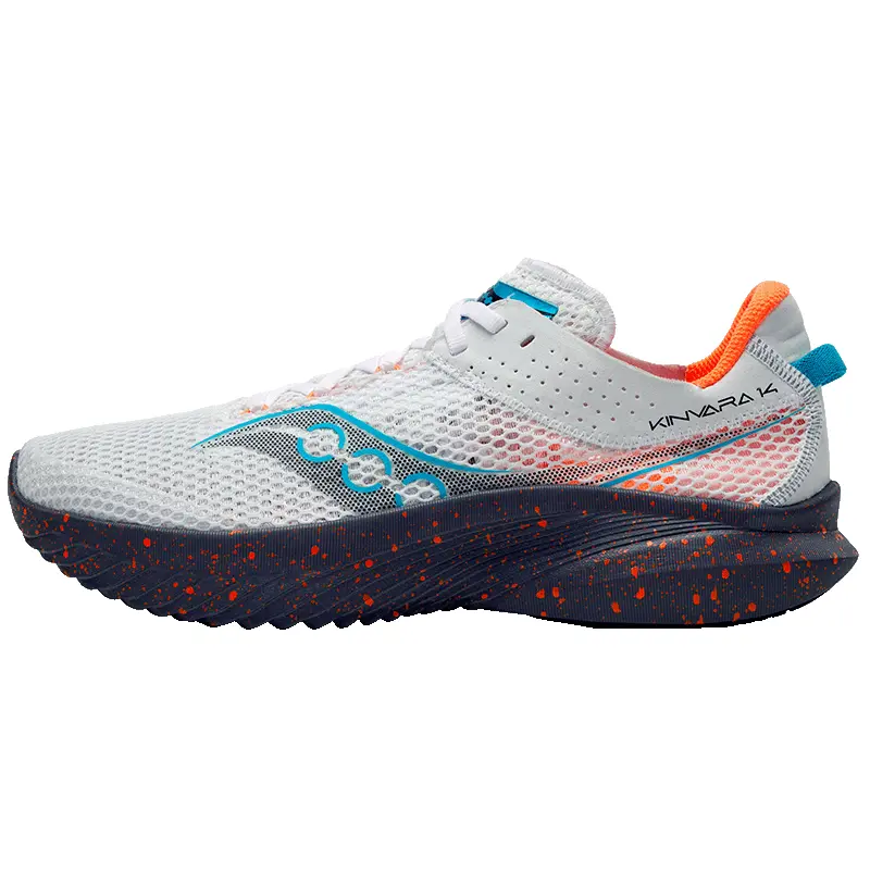 

Кроссовки легкие мужские Saucony Essence 14 Oasis амортизирующие, белый / оранжевый / голубой