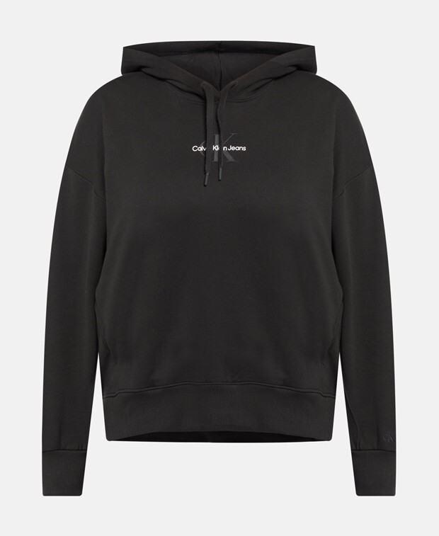

Худи с капюшоном Calvin Klein Jeans Plus, черный