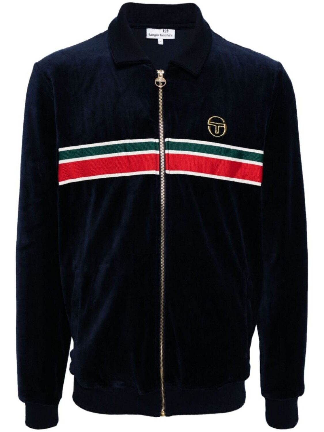 

Sergio Tacchini спортивная куртка с вышитым логотипом, синий