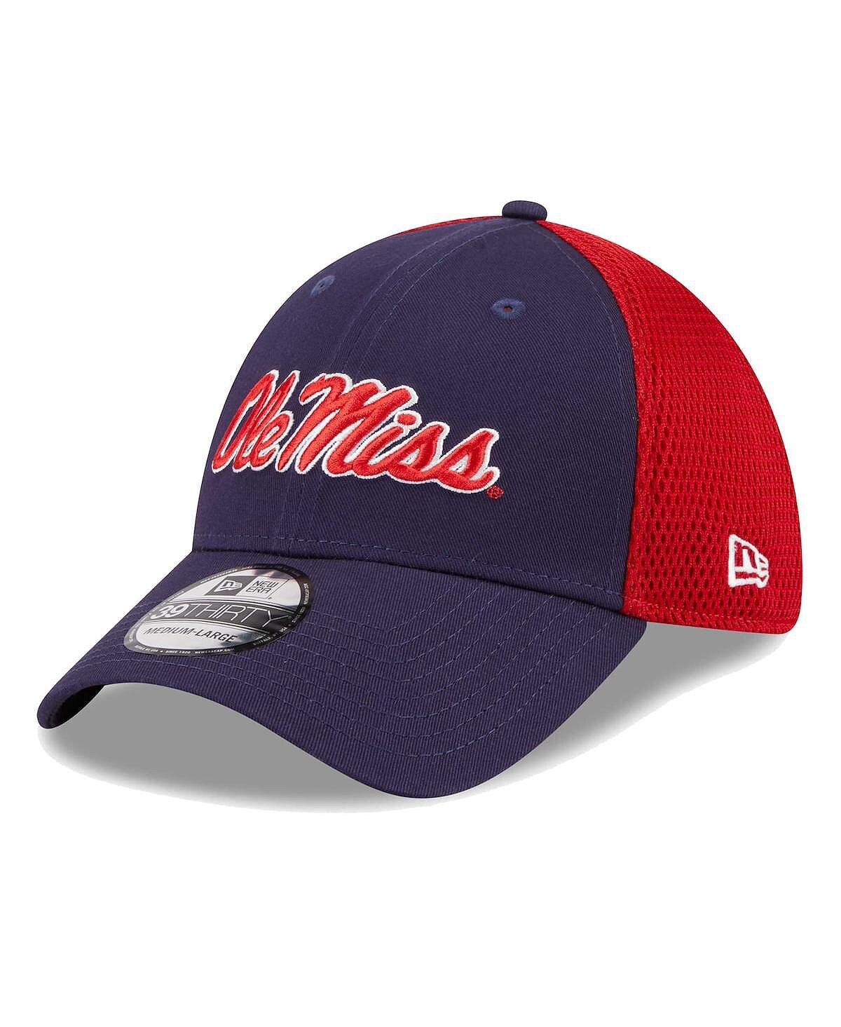 

Мужская темно-синяя шляпа Ole Miss Rebels Evergreen Neo 39THIRTY Flex Hat New Era
