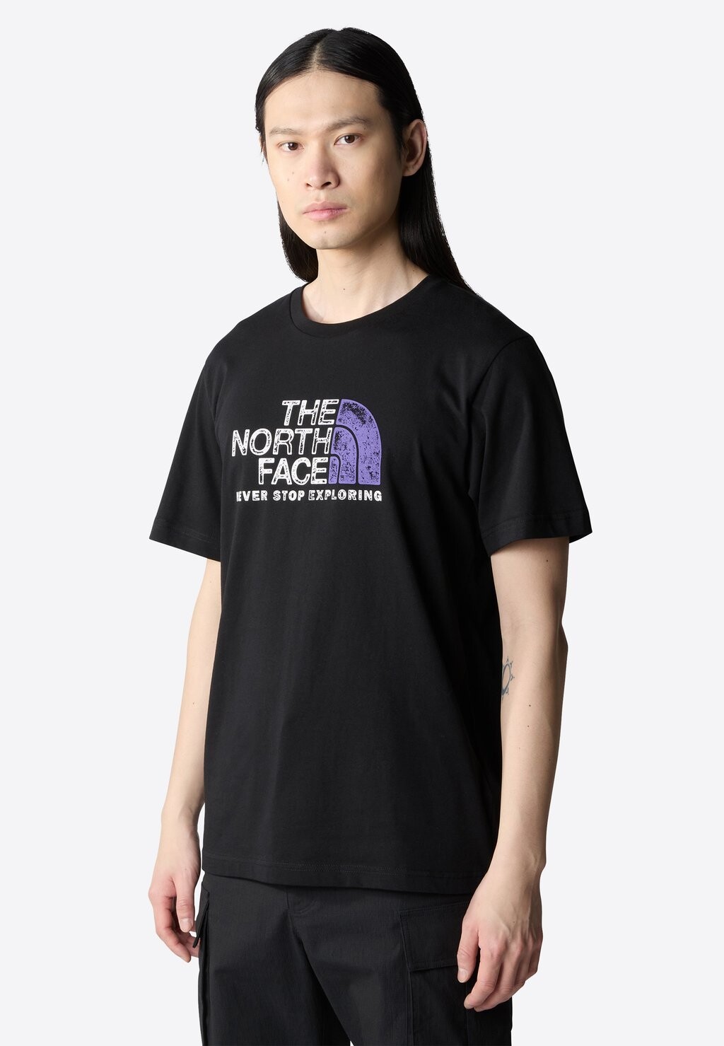 

Футболка с принтом Rust The North Face, цвет tnf black