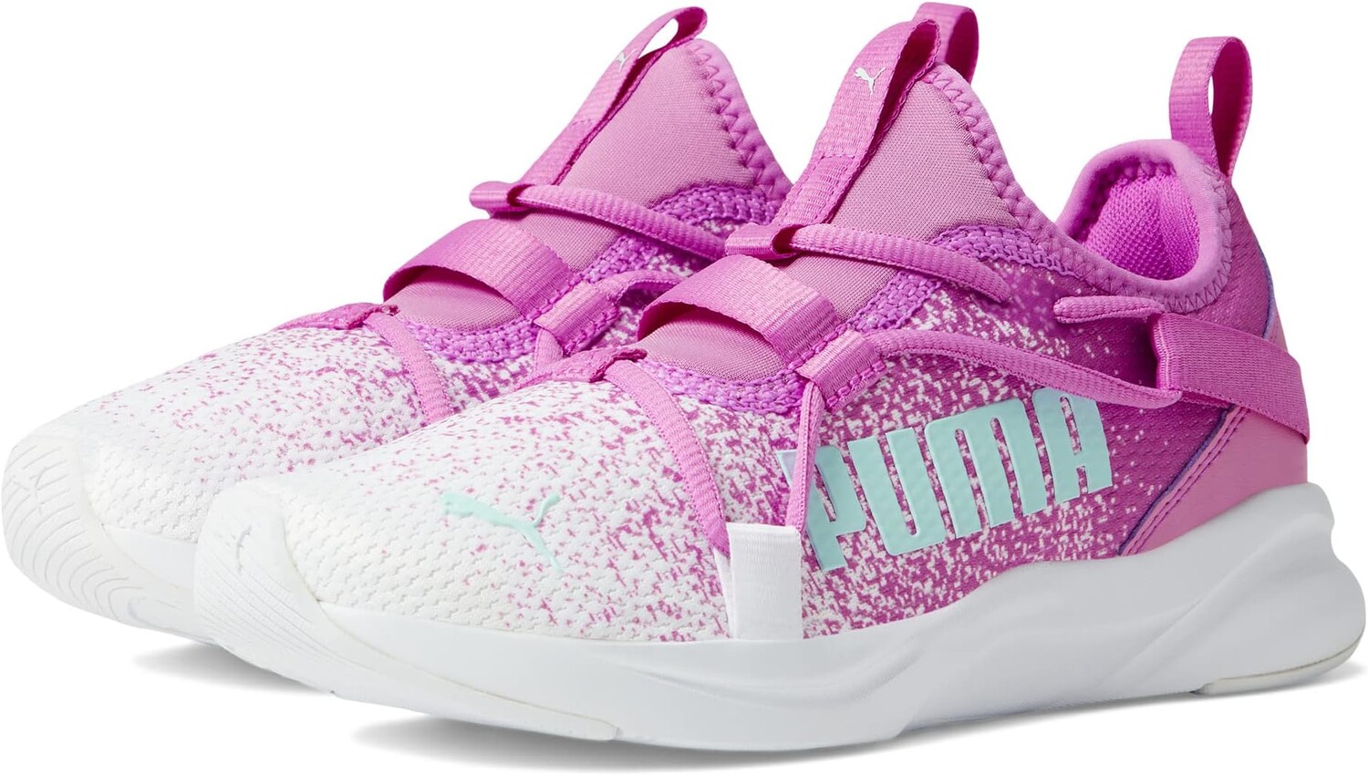 

Кроссовки Softride Rift Slip-On Sprinkle PUMA, цвет Electric Orchid/Light Aqua