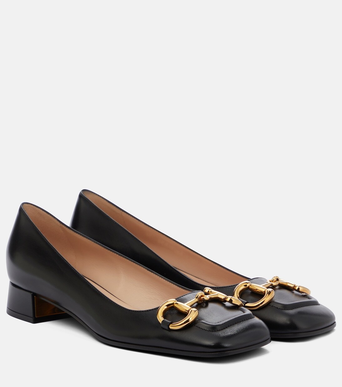 

Туфли-лодочки Horsebit Gucci, черный