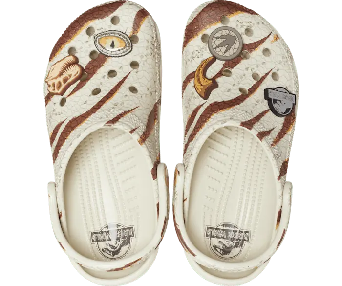 

Классические сабо «Мир Юрского периода» Crocs женские, цвет Bone