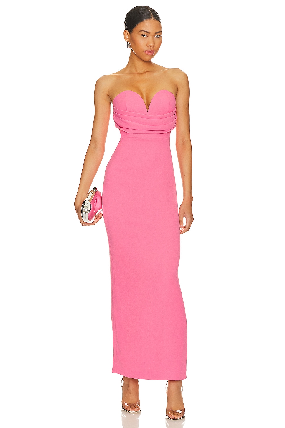 Платье макси NBD Esha, цвет Hot Pink платье макси nbd tilly цвет pink ombre