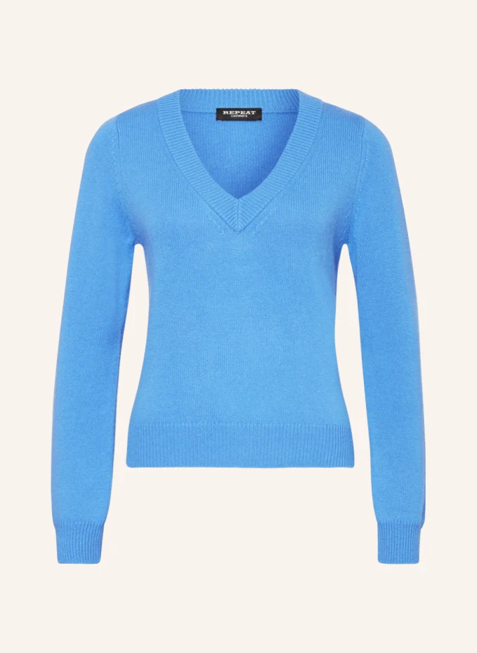 Кашемировый свитер Repeat, синий