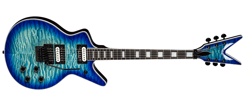 Электрогитара Dean Cadi Select Quilt Top Floyd Ocean Burst 2020 Quilt Top Ocean Burst launcher and grip battling top burst starter string launcher strong spining top toys accessories