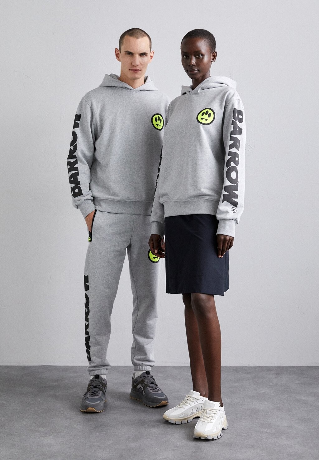 

Толстовка с капюшоном HOODIE UNISEX Barrow, серый
