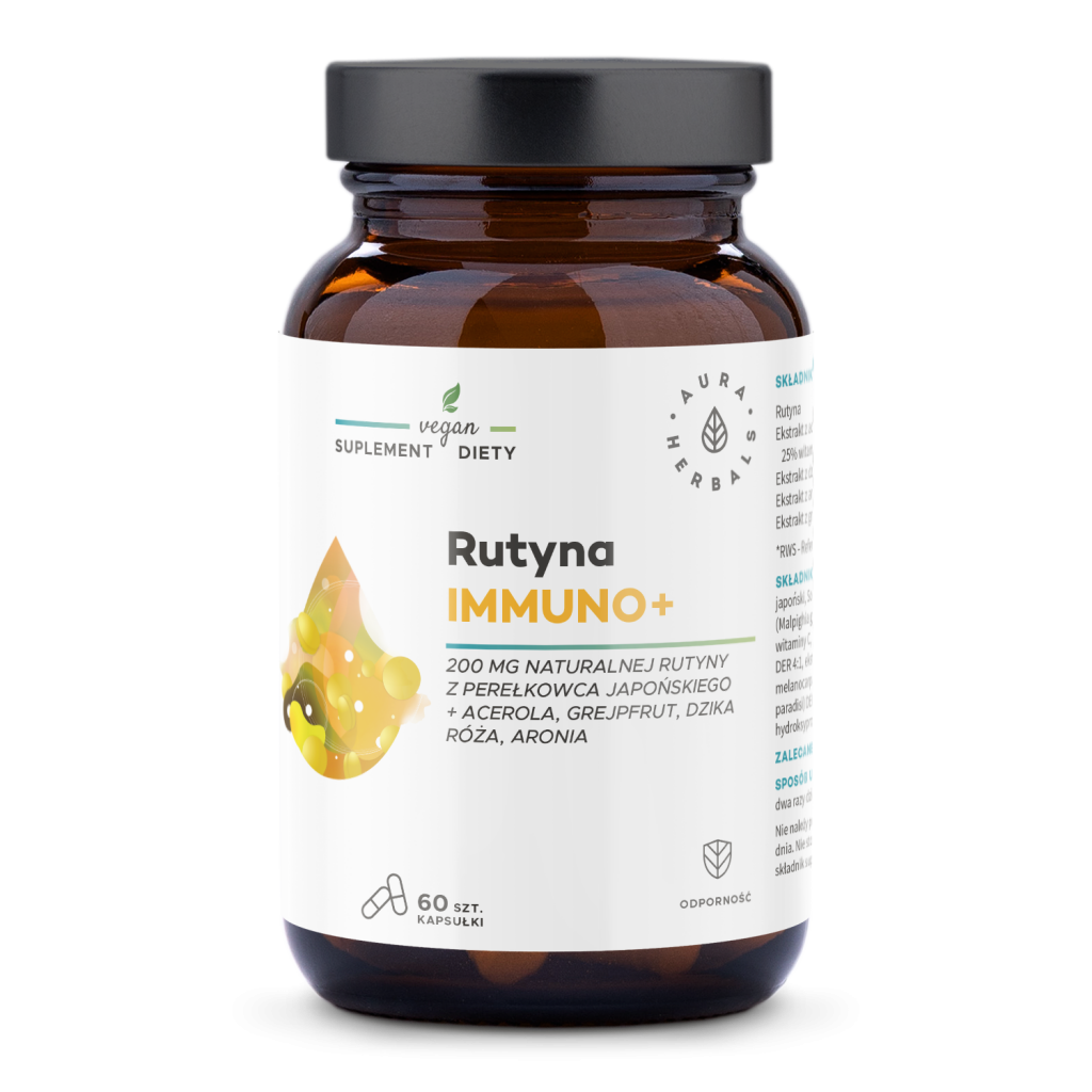 цена Aura Herbals Rutyna Immuno+ иммуномодулятор, 60 шт.