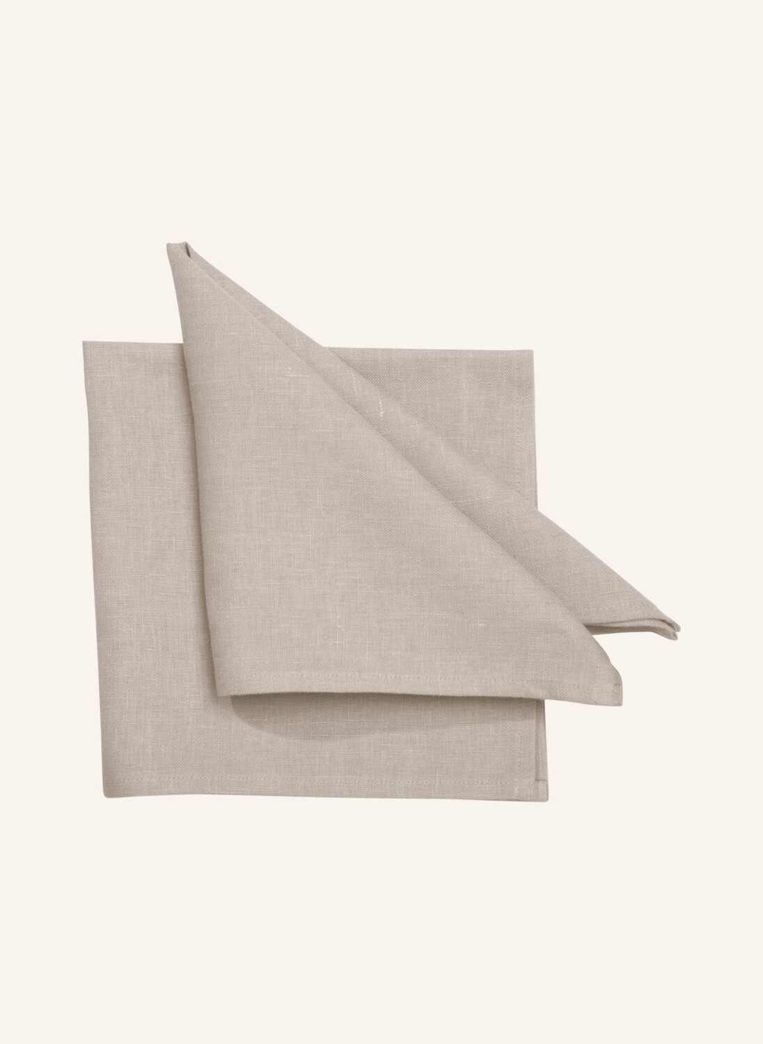 

2 шт - Салфетки тканевые Pichler, 45x45 см, бежевый