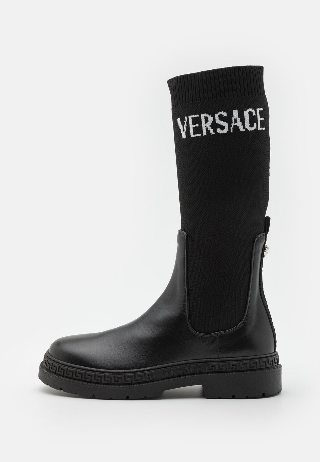 

Высокие сапоги Boot Versace, цвет black/white palladium