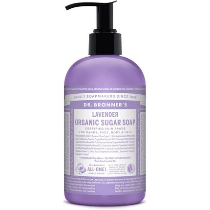 

Органическое сахарное мыло с лавандой 710 мл, Dr. Bronner'S