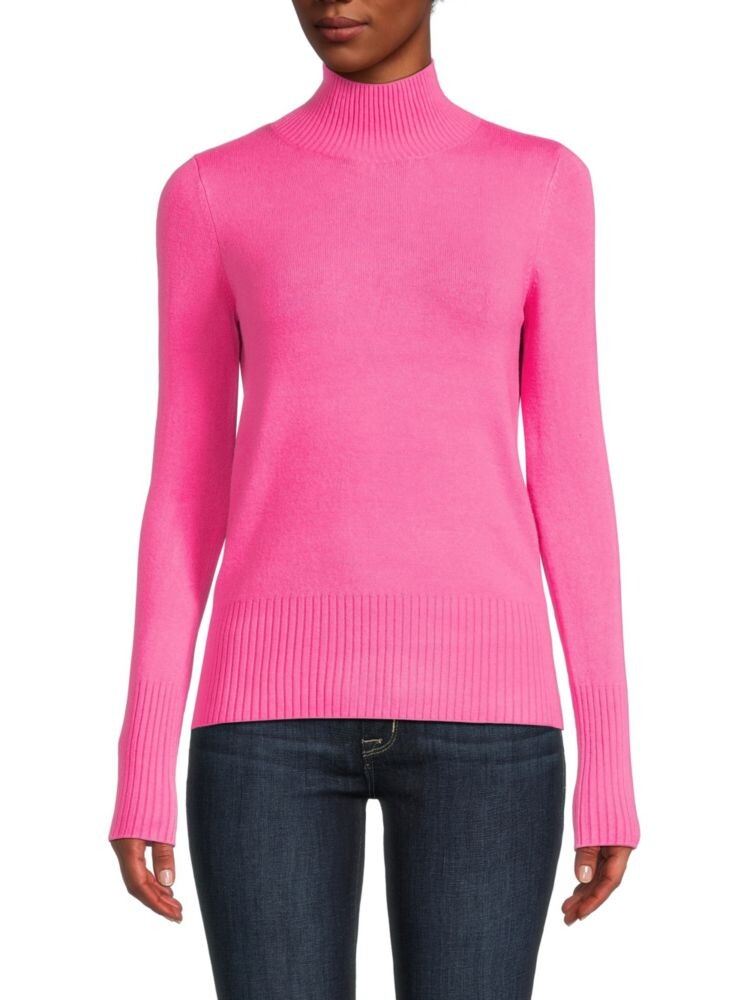 

Свитер Babysoft с высоким воротником French Connection, цвет Bright Pink