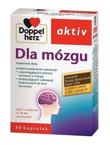 Витамины и минералы Doppelherz aktiv Dla mózgu, 30 шт цена и фото