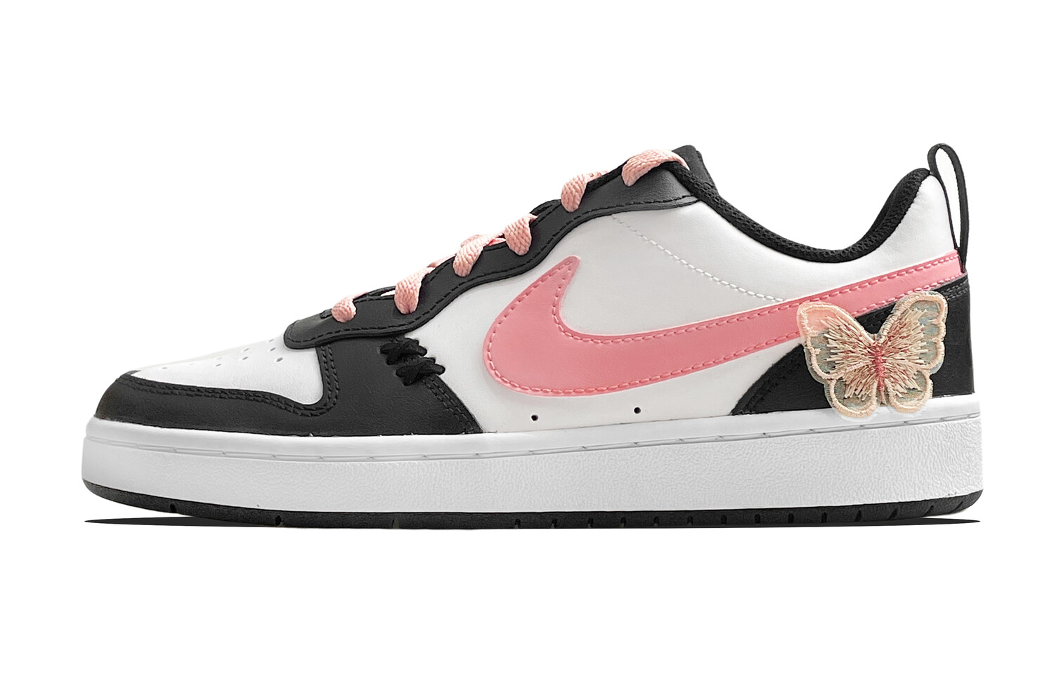 

Кроссовки Nike Court Borough 2 Skateboarding Shoes Women's Low-top Pink, черный