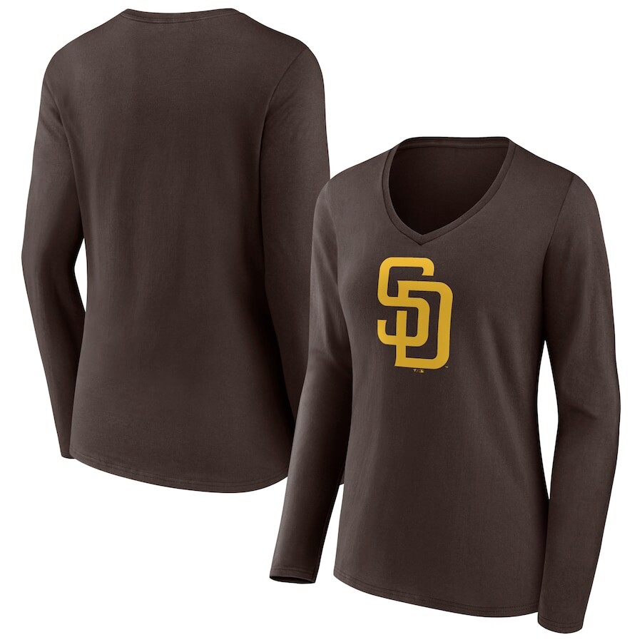 

Футболка с длинным рукавом Fanatics Branded San Diego Padres, коричневый