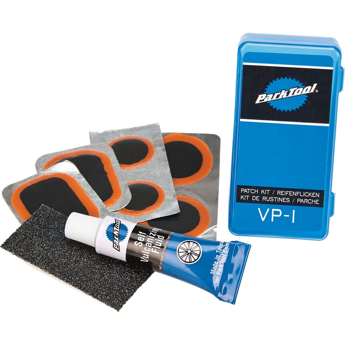 цена Комплект вулканизирующих заплат vp-1 Park Tool, синий