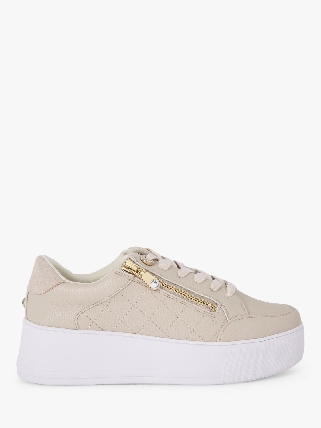 

Кроссовки на платформе Carvela Jive на молнии, натуральный бежевый