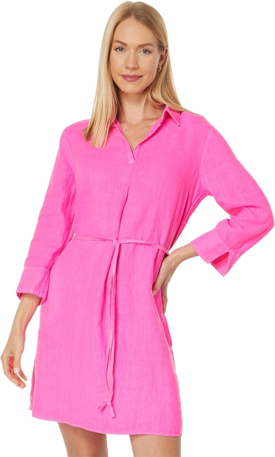 

Льняное платье-туника Pilar Lilly Pulitzer, цвет Aura Pink