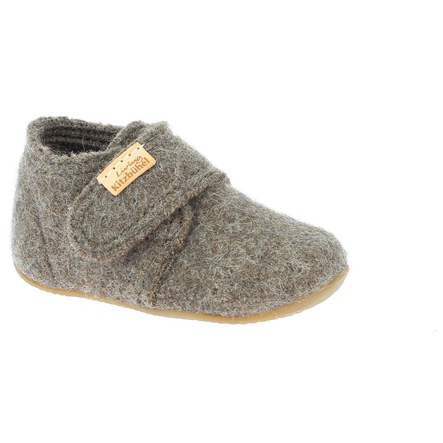 

Тапочки Living Kitzbühel Baby's Klettschuh Unifarben, цвет Light Brown