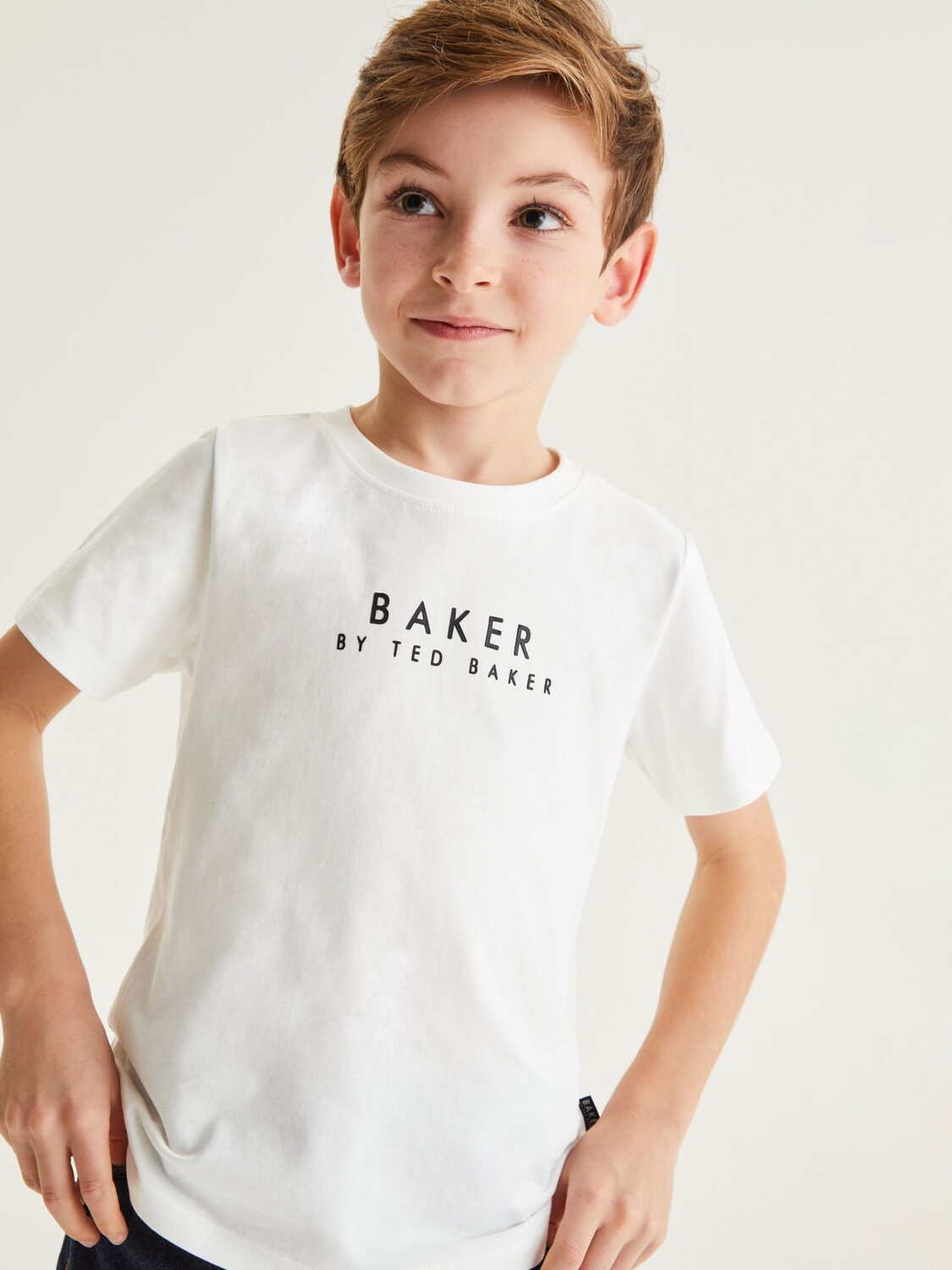 

Футболка Baker с вышитым логотипом Ted Baker, белый