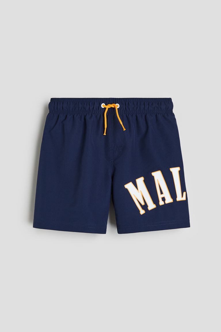 Плавки H&M, синий шорты для плавания размер 60 оранжевый синий