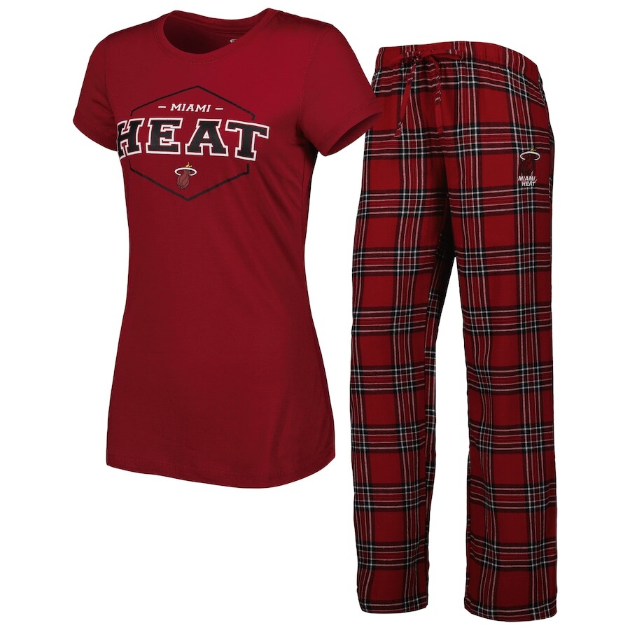

Пижамный комплект Concepts Sport Miami Heat, красный