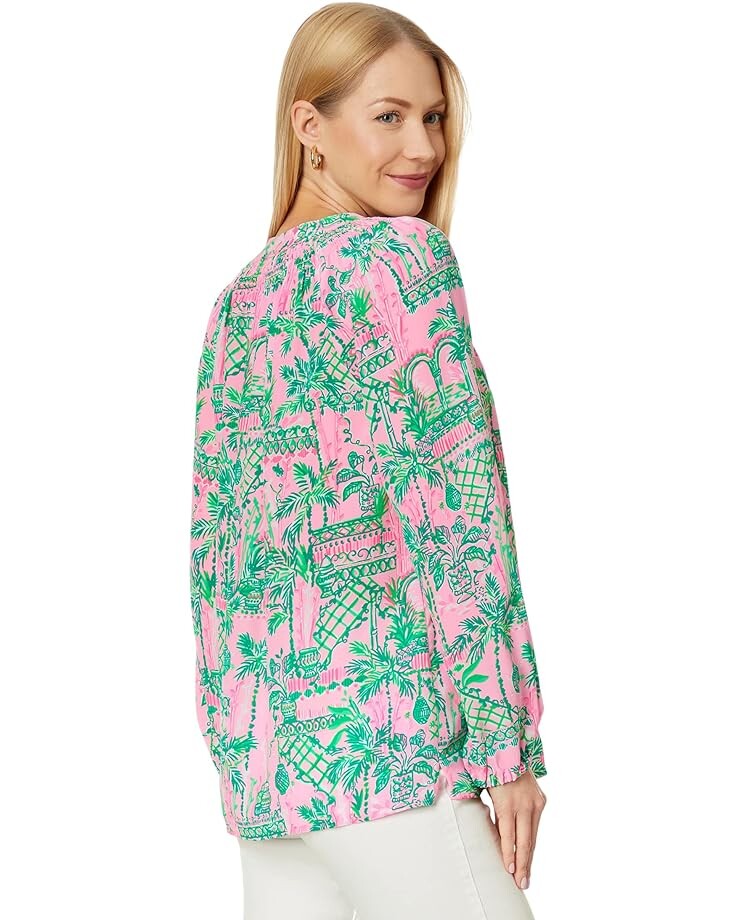 

Топ Lilly Pulitzer Elsa Top, цвет Mandevilla Baby Always Worth It