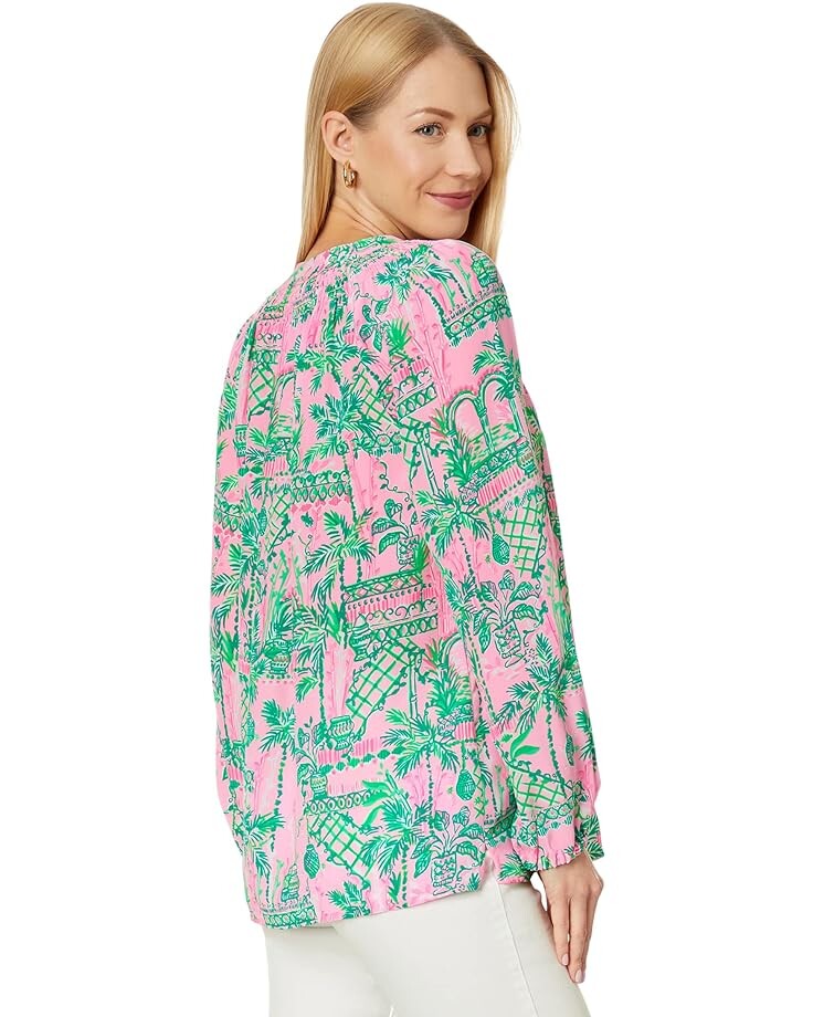 Топ Lilly Pulitzer Elsa Top, цвет Mandevilla Baby Always Worth It