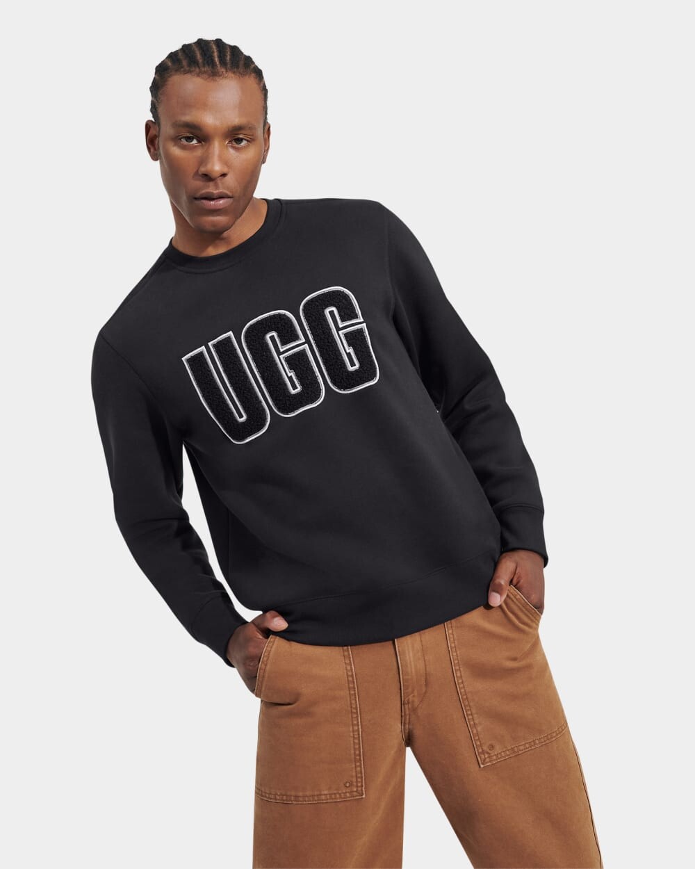

Толстовка Becker UGGfluff Logo Crewneck UGG, черный
