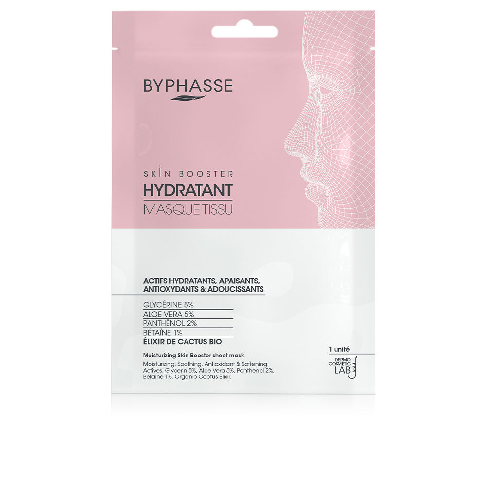 

Маска для лица Moisturizing skin booster mascarilla tissu Byphasse, 1 шт