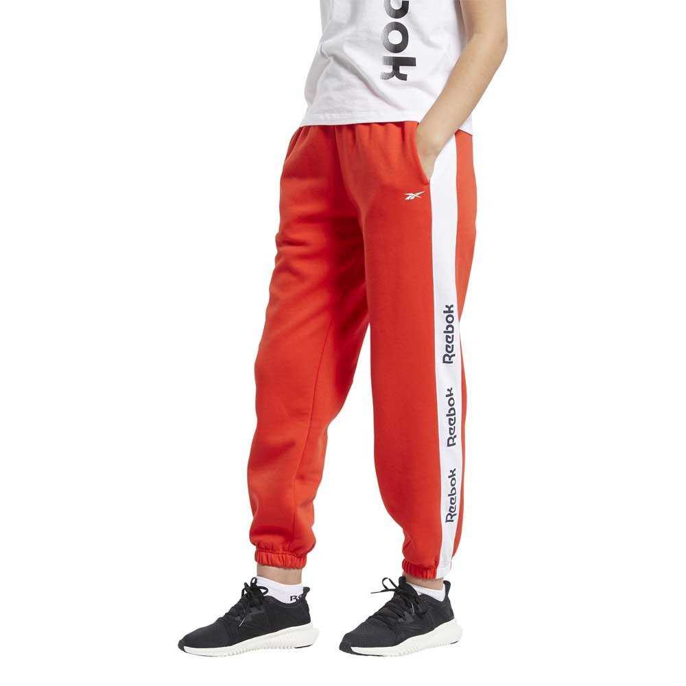 

Брюки Reebok Training Essentials Linear Logo FL Long, красный