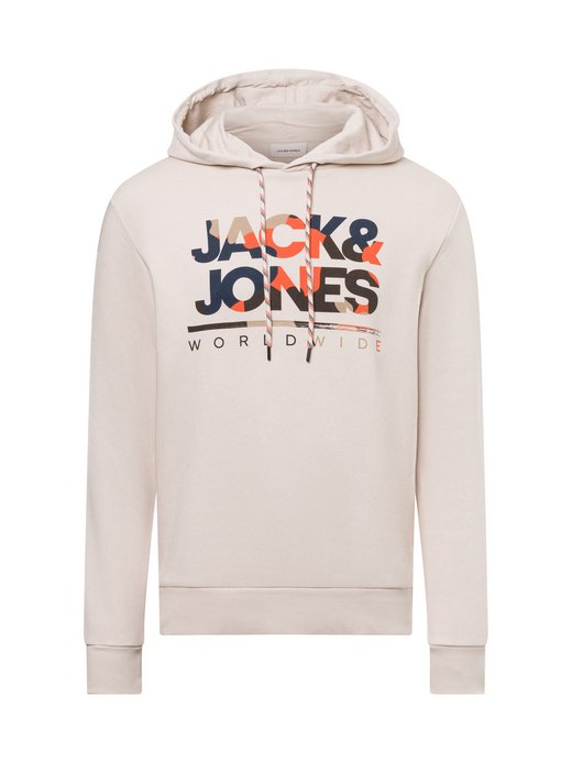 

Толстовка с капюшоном Jack & Jones, бежевый