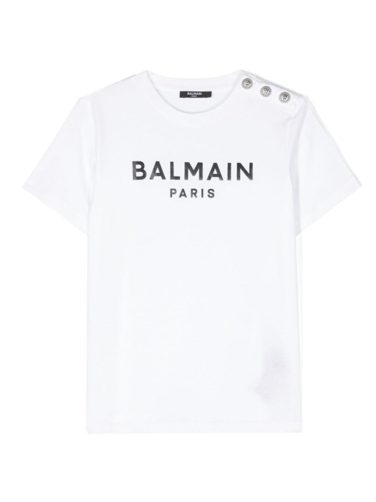 

Balmain Kids футболка с логотипом, белый