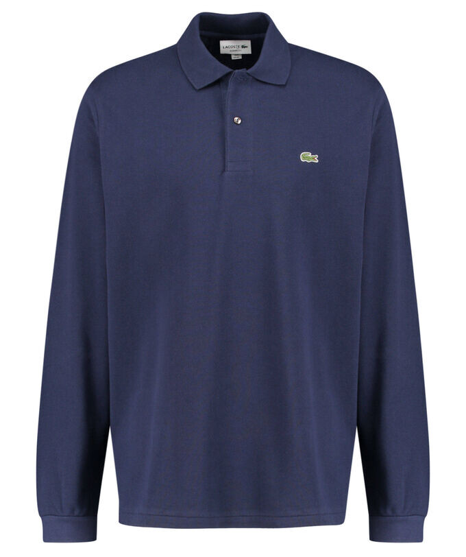 

Рубашка поло с длинными рукавами Lacoste, синий