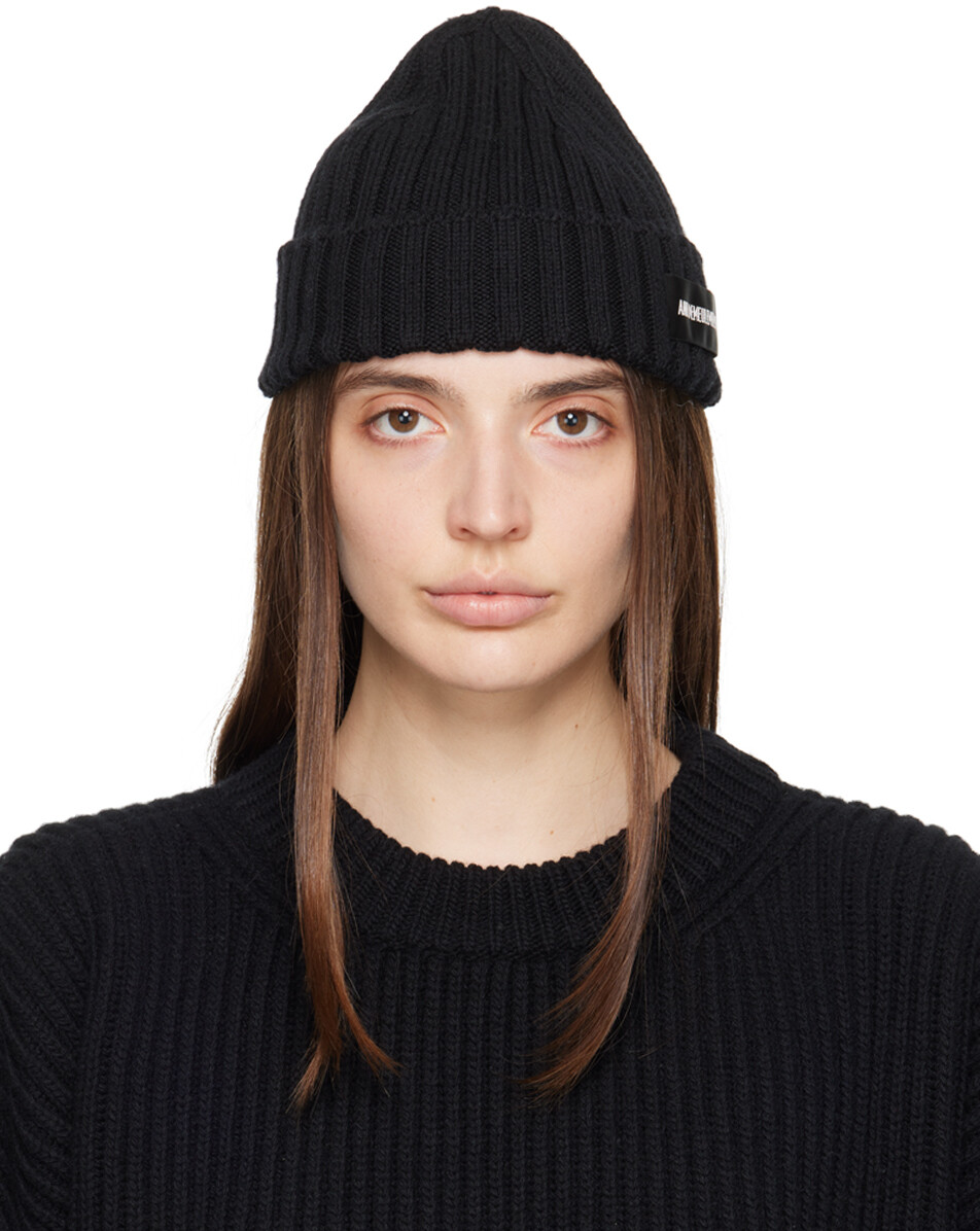 

Черная шапка Хастерт Ann Demeulemeester