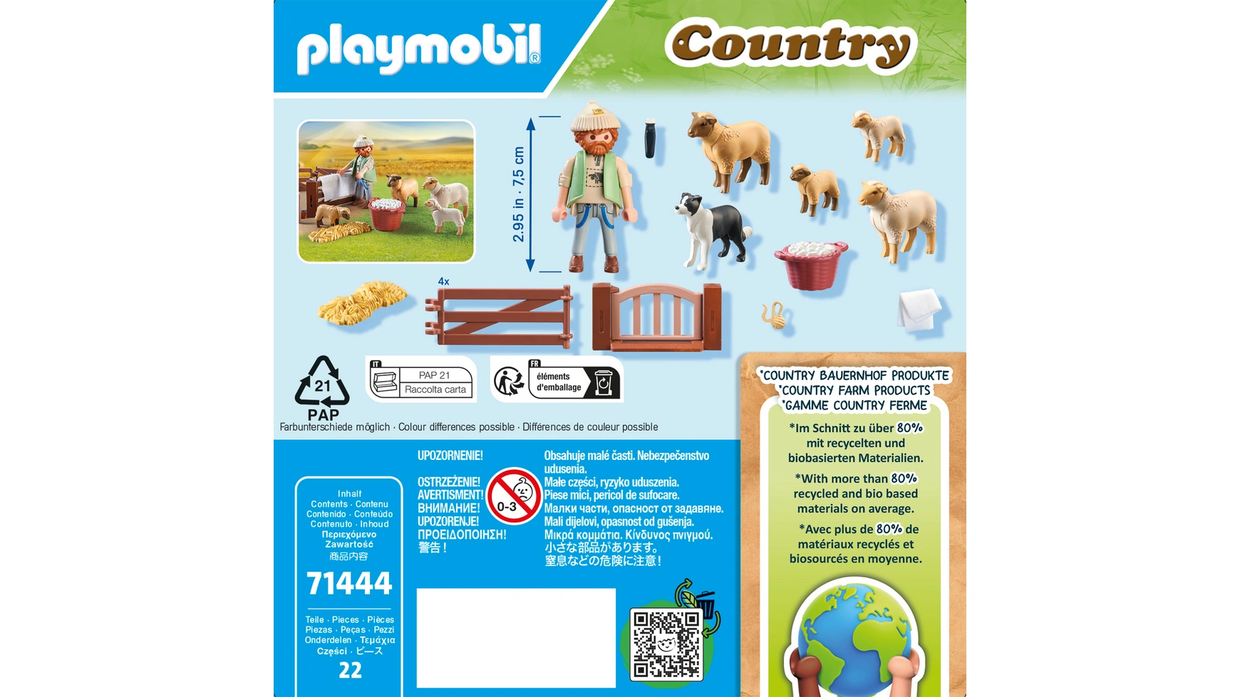 Деревенский молодой пастух с овцами Playmobil – купить с доставкой из-за  рубежа через платформу «CDEK.Shopping»