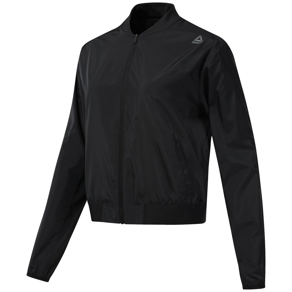 Куртка Reebok En Toile Wor, черный спортивный топ бра reebok wor seasonal мультицвет
